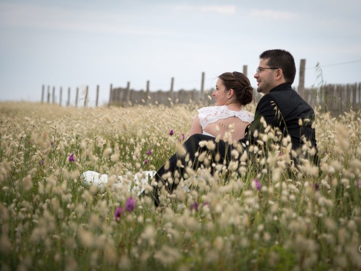 pose photos dans les dunes