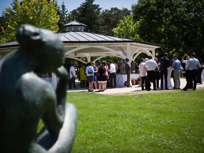 L'ambiance du cocktail pendant un mariage